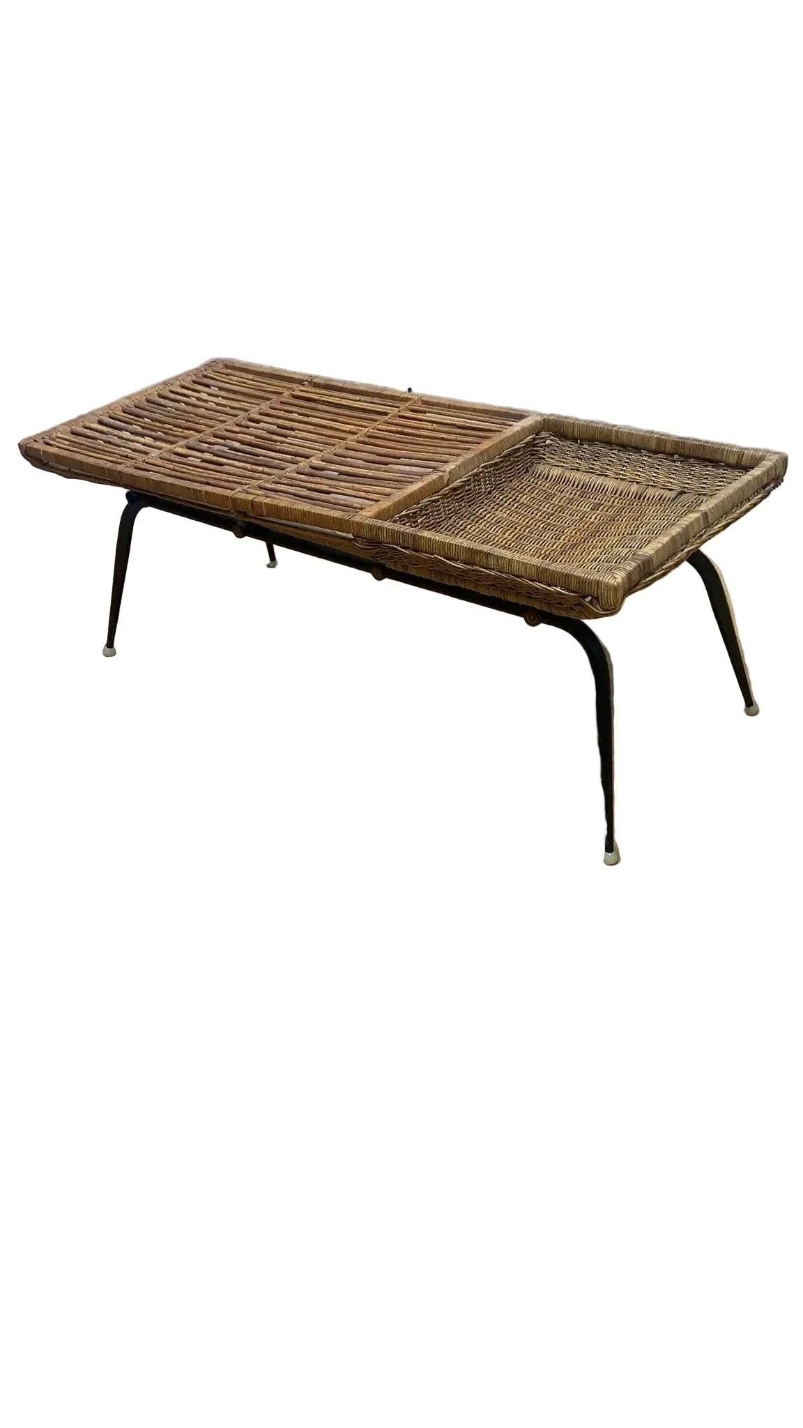 Modern Wicker Coffee Table by Troy Sunshade - 2