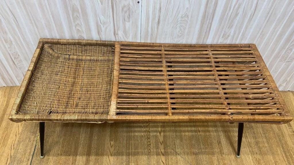 Modern Wicker Coffee Table by Troy Sunshade - 4