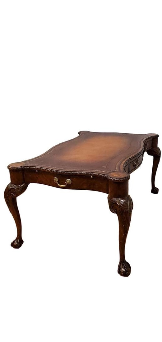 Vintage Chippendale Style Desk by Maitland Smith - 3