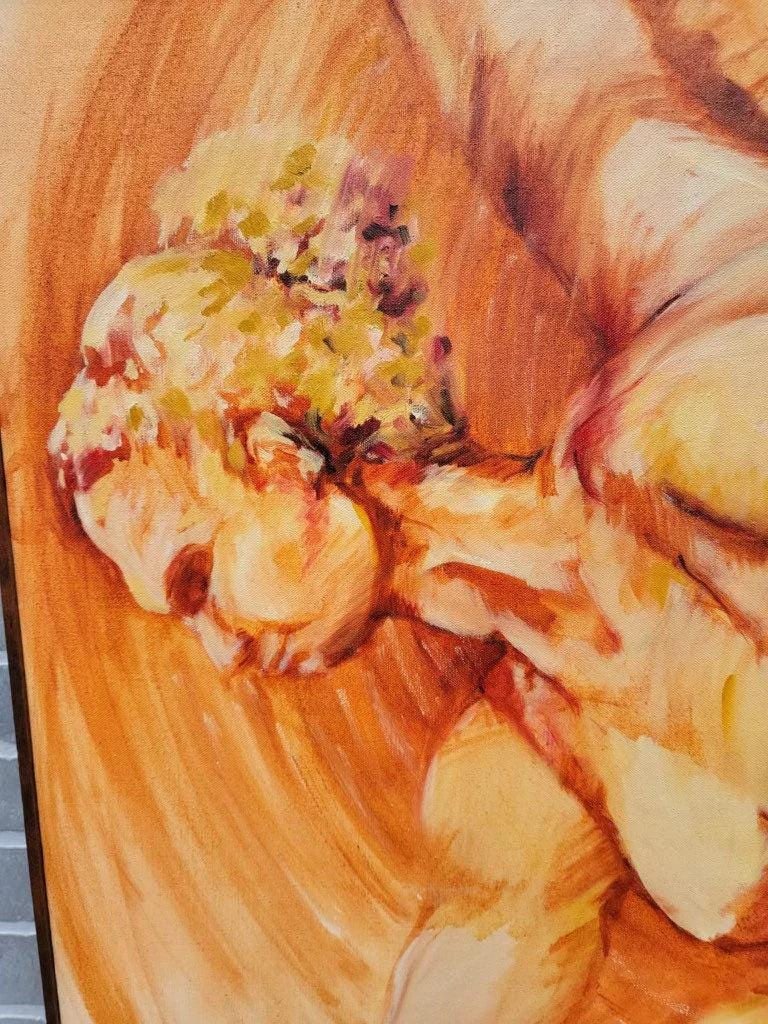 Vintage Oil Painting of Ballet Dancers - 2