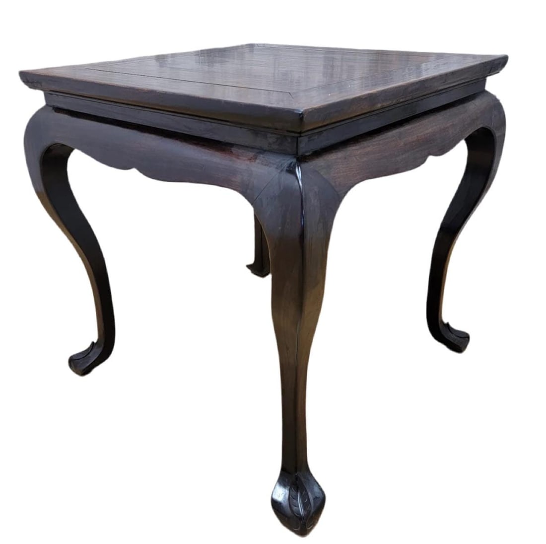 Vintage Chinese Elm Side Table - 4