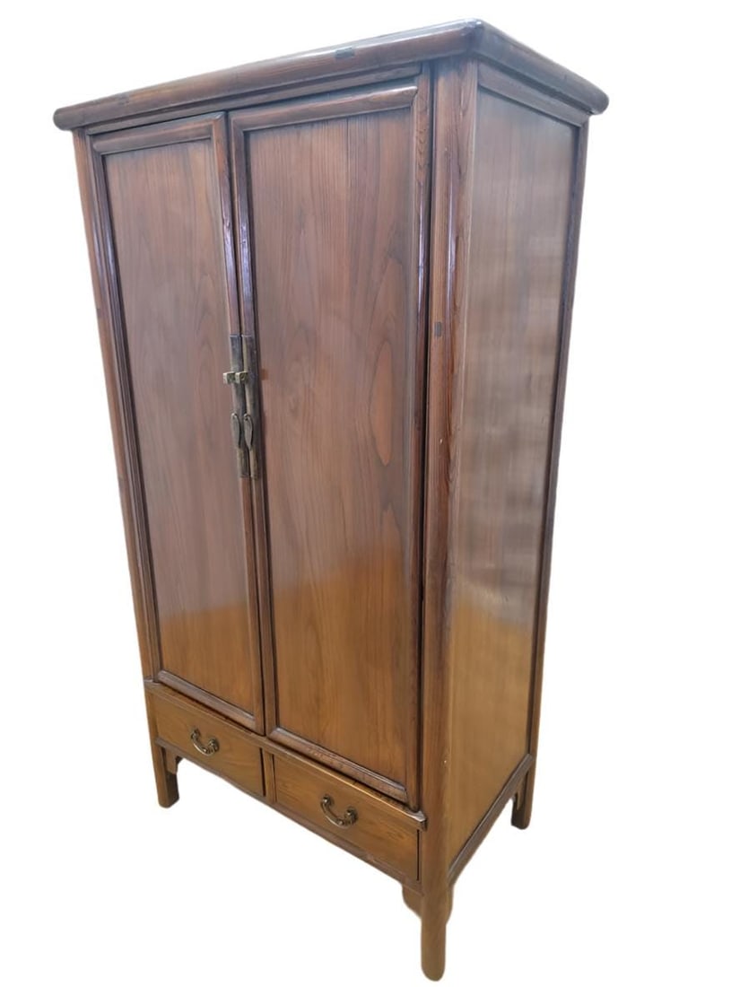 Antique Shanxi Province Elm Storage Cabinet - 2