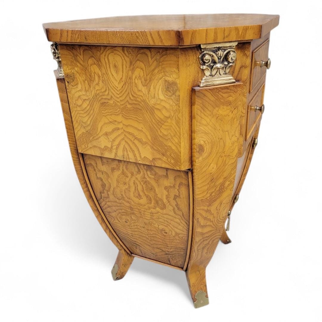 Art Deco Burl Side Table/Nightstand by William Switzer - 4