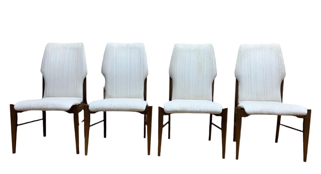MCM High Back Dining Chairs by Lane - Set of 4 - 2