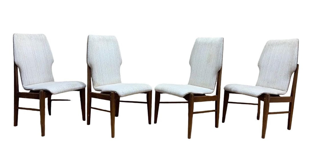 MCM High Back Dining Chairs by Lane - Set of 4 - 4