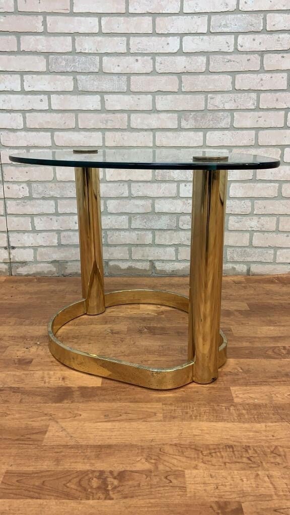 Hollywood Regency Console Table & Side Table by Leon Rosen for Pace - 4