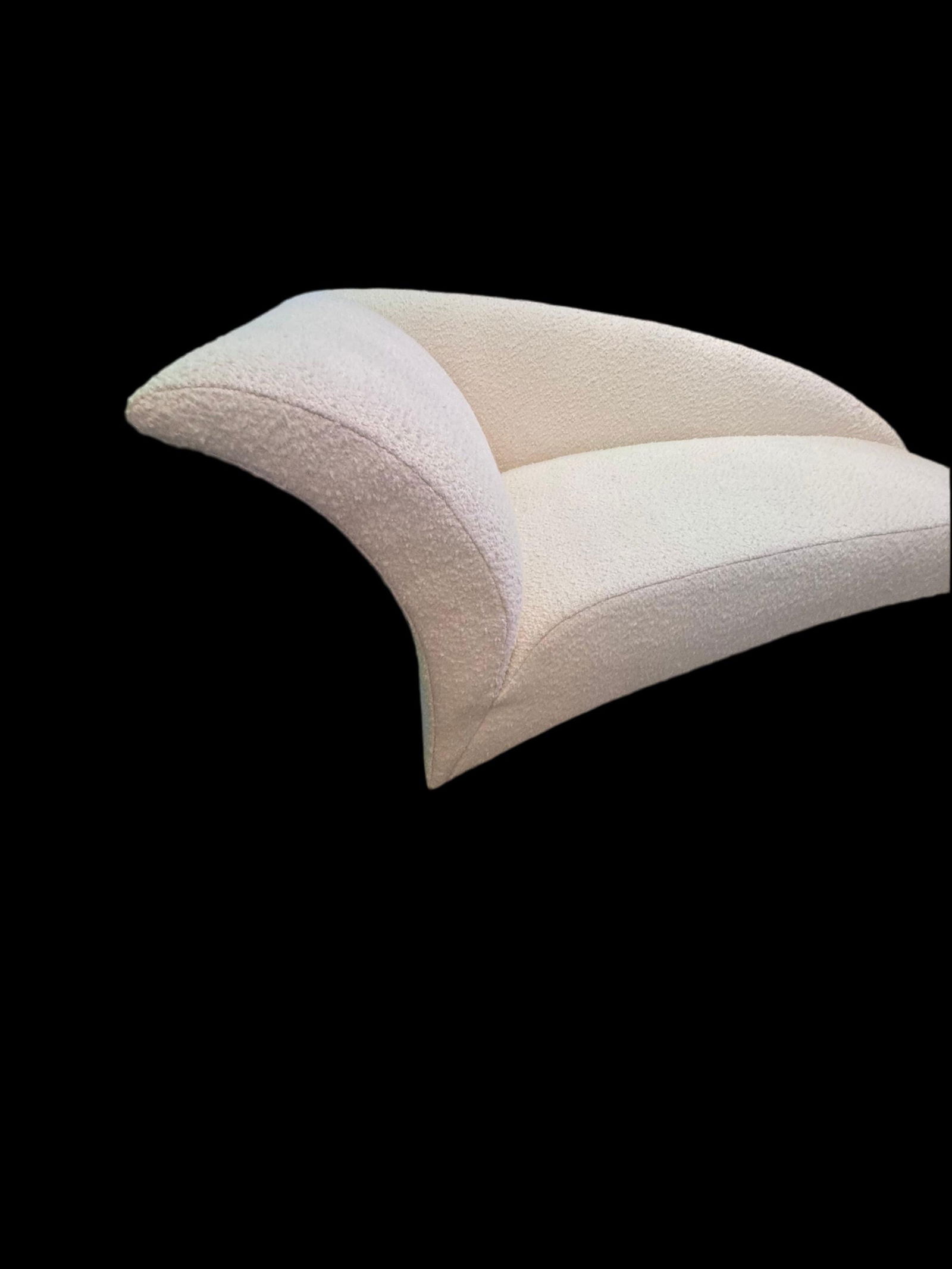 Postmodern Vladimir Kagan Marilyn Chaise Lounge Newly Reupholstered - 2