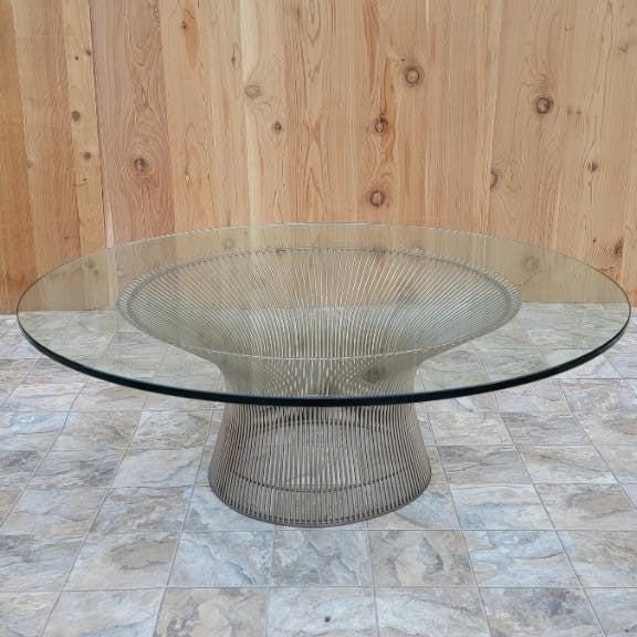 MCM Wire Base Coffee Table by Knoll - 3