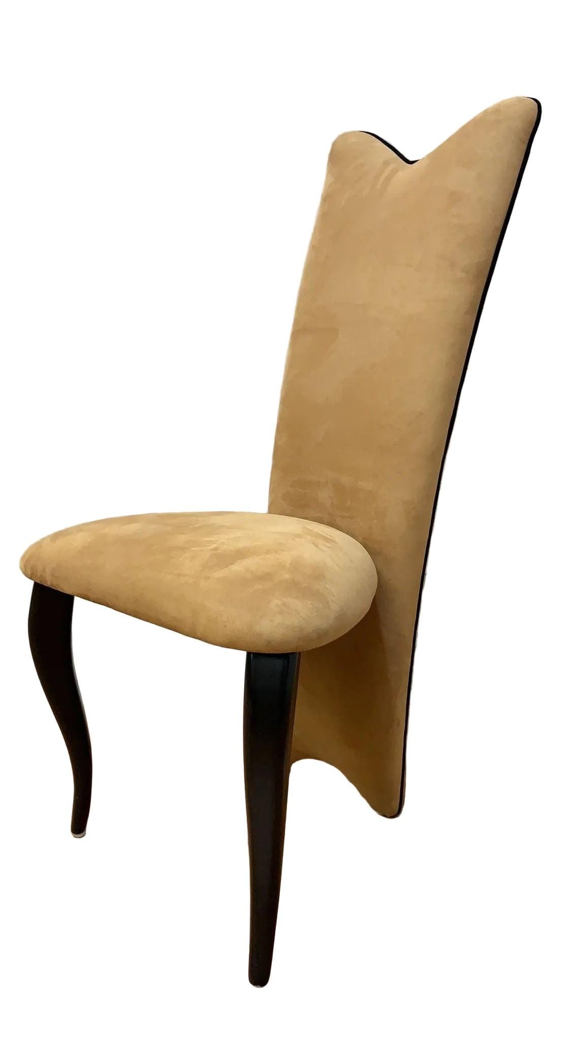 Italian Art Deco Extending Dining Table with 6 Dining Chairs - 2