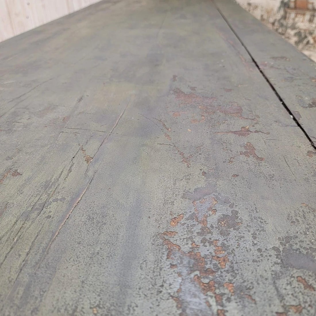 Vintage Shanxi Province Elm Calligraphy Table - 3