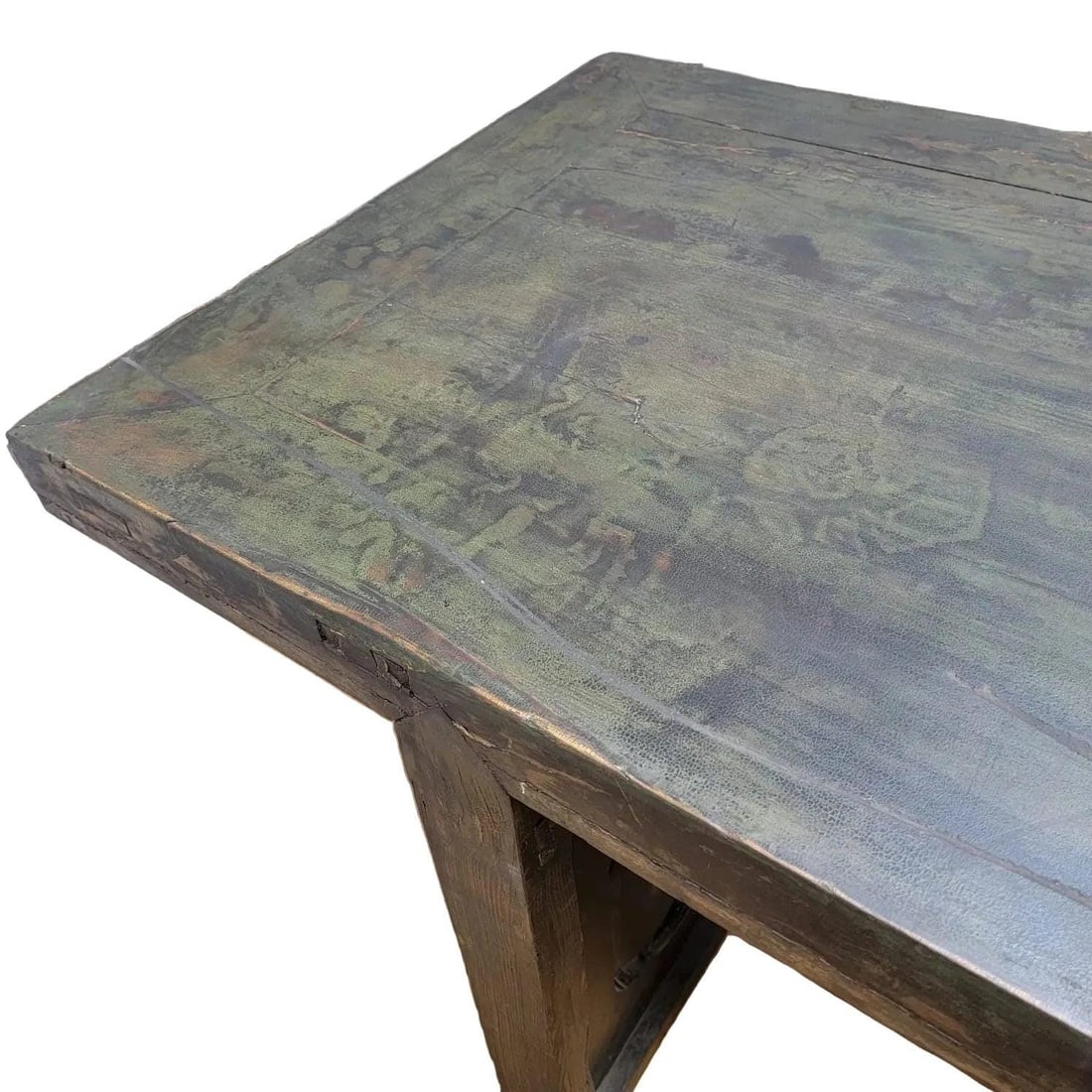 Vintage Shanxi Province Elm Calligraphy Table - 4