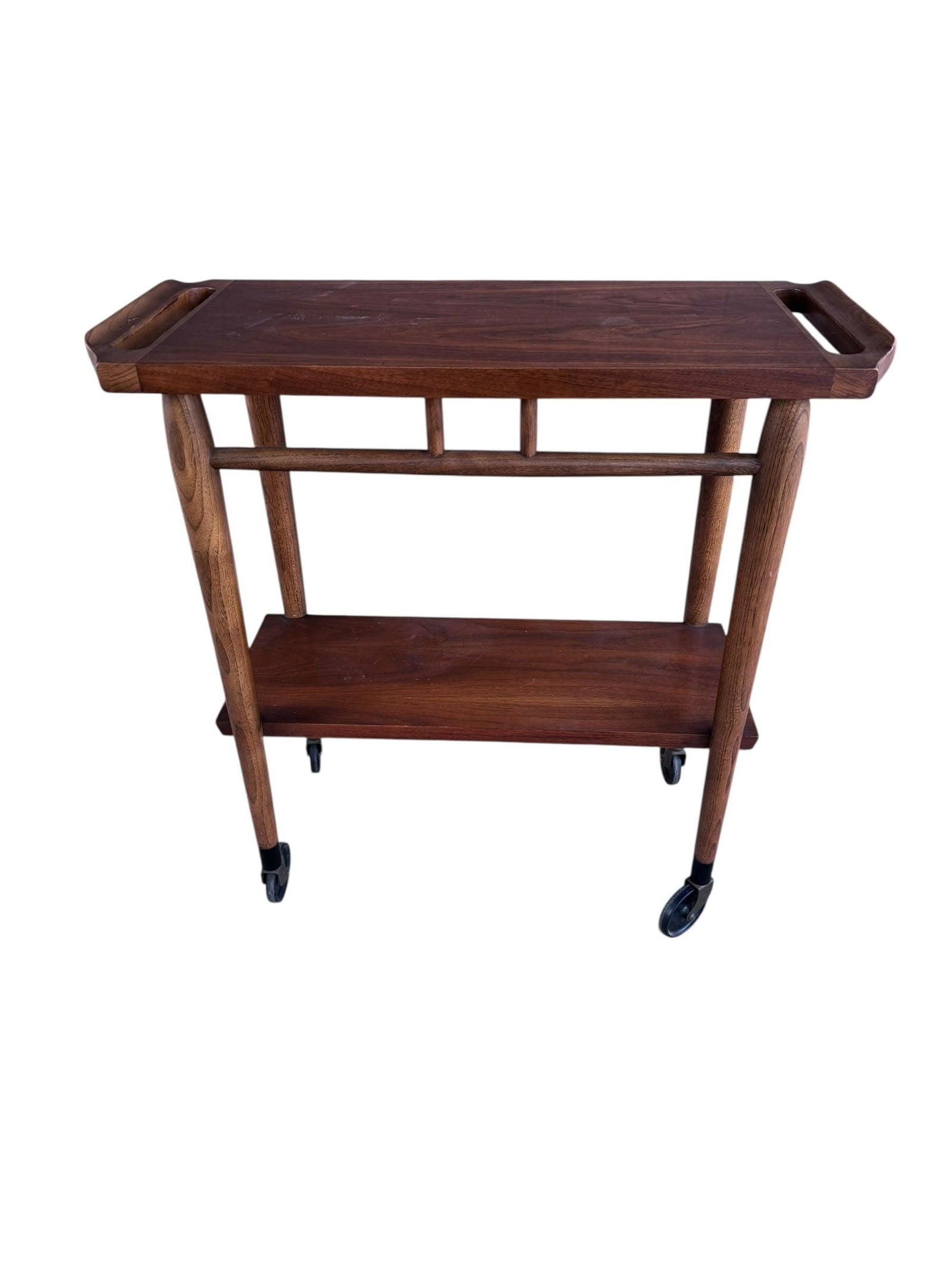 MCM 2 Tier Bar Cart by Lane - 2