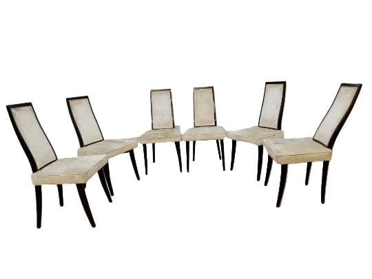 MCM Harvey Probber High Back Dining Chairs - Set of 6 (1 of 4)