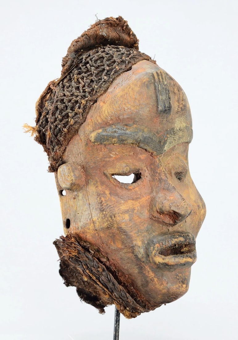 Powerful & Rare old Pende Mbuya Mask DR Congo – African Tribal Art 2191 - 10