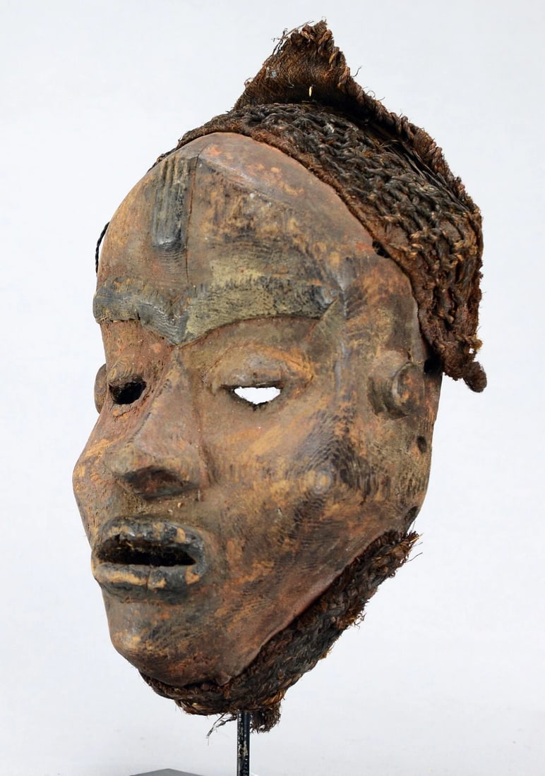 Powerful & Rare old Pende Mbuya Mask DR Congo – African Tribal Art 2191 - 6
