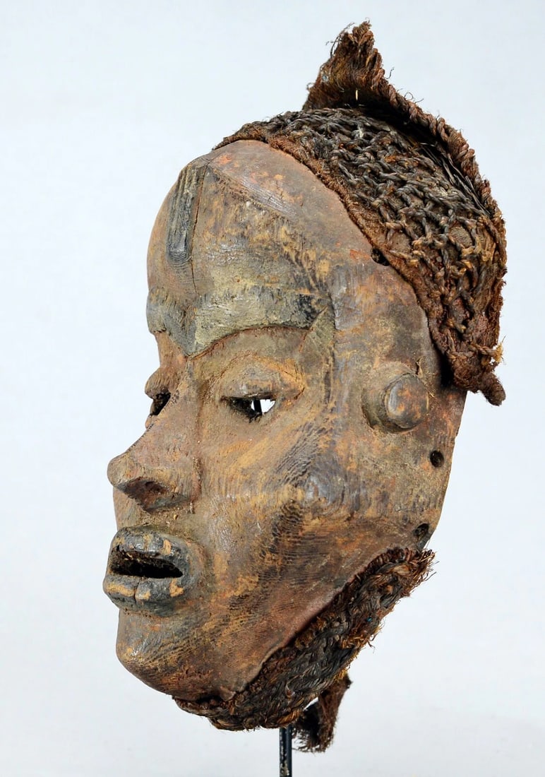 Powerful & Rare old Pende Mbuya Mask DR Congo – African Tribal Art 2191 - 7