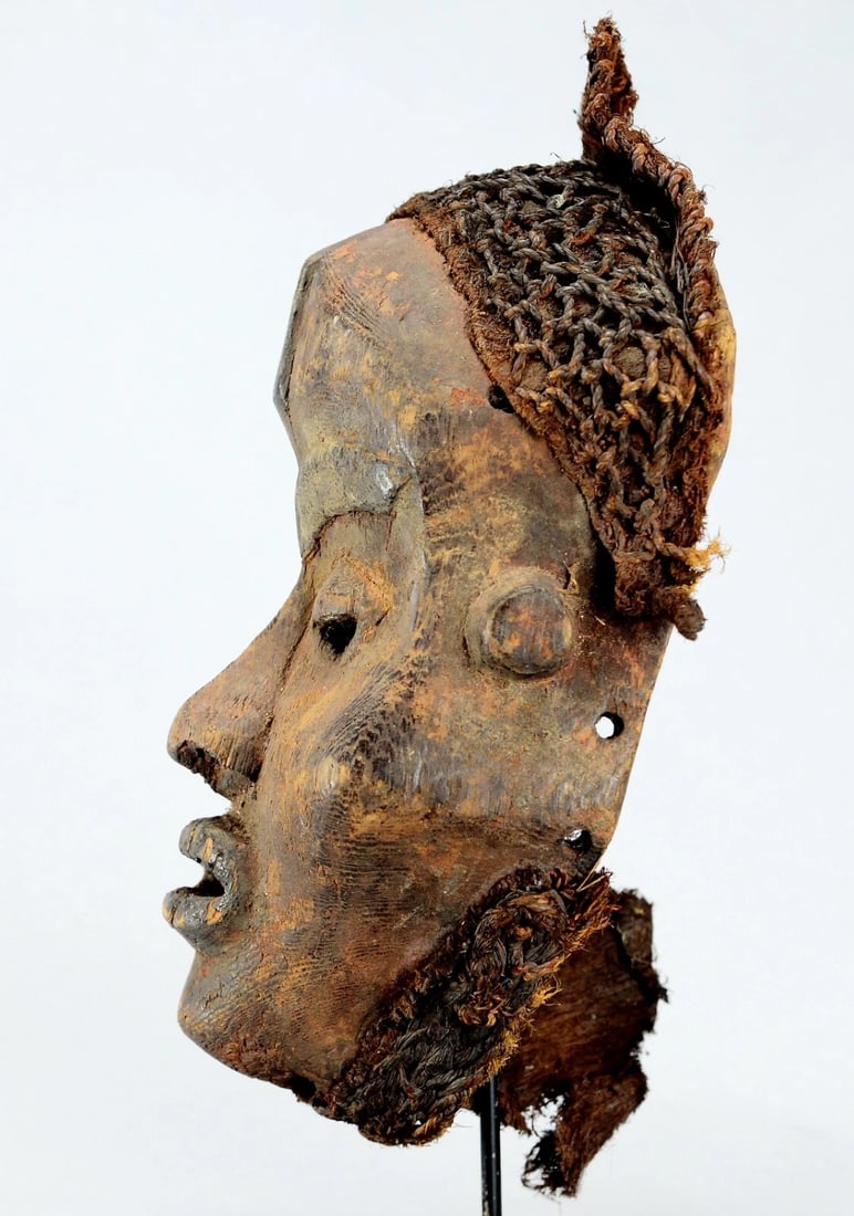 Powerful & Rare old Pende Mbuya Mask DR Congo – African Tribal Art 2191 - 8