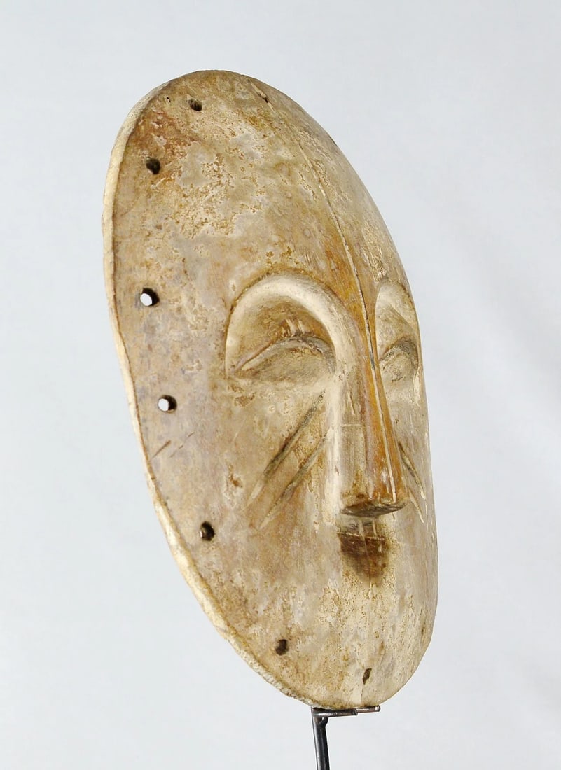 Rare YELA Mask Congo Rdc Zaire Kongo African Tribal Art MBOLE BAMBOL 2093 - 8