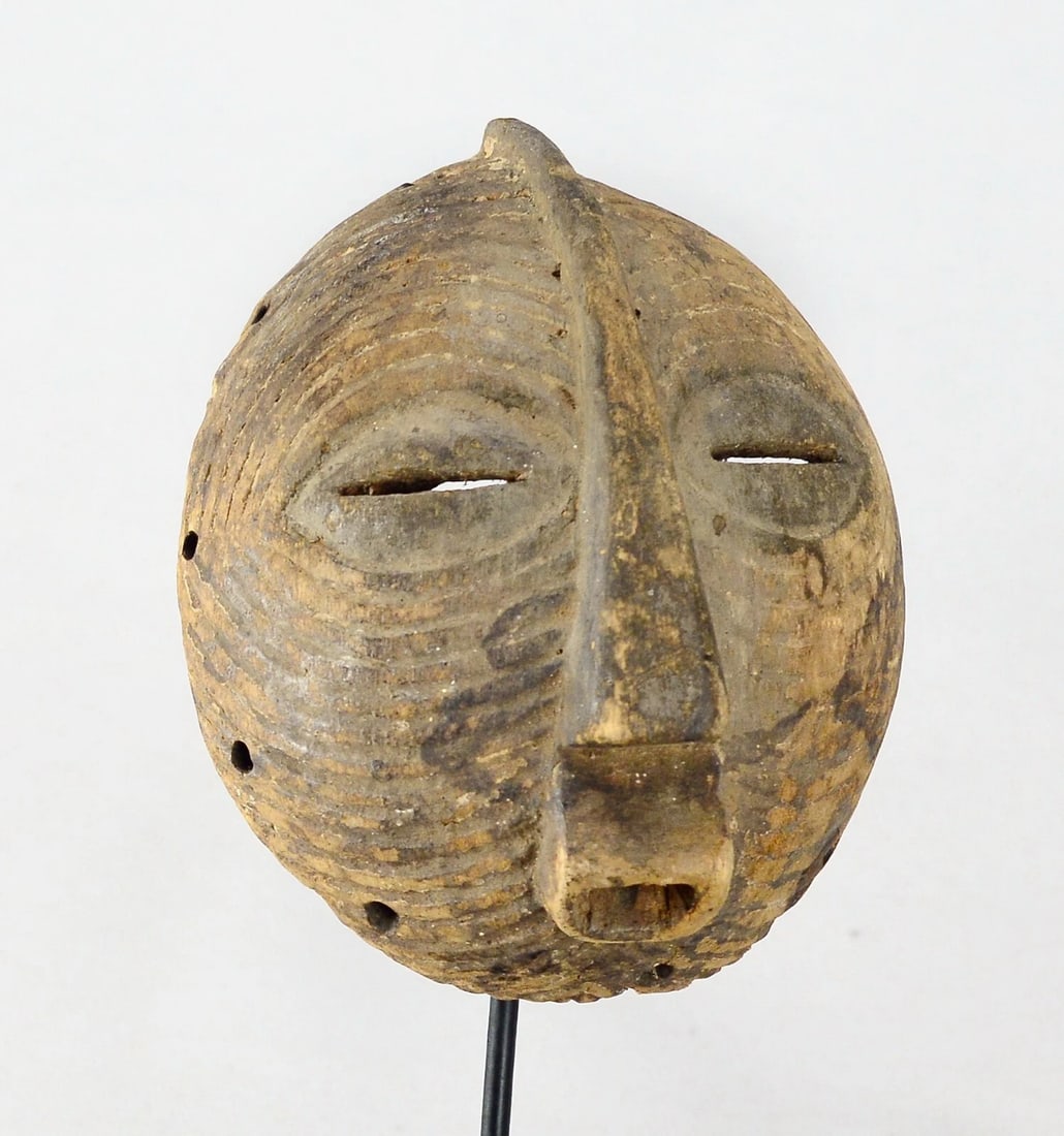 Cute LUBA Kifwebe mask Congo Drc African Tribal Art Baluba MC 2193 (1 of 11)
