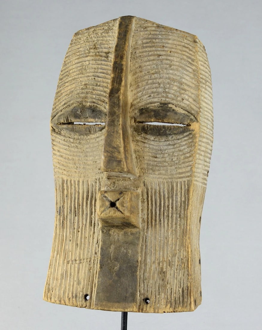 Large LUBA Kifwebe mask Congo Drc African Tribal Art Baluba MC 2131 - 10