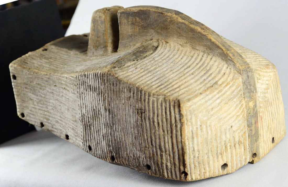 Large LUBA Kifwebe mask Congo Drc African Tribal Art Baluba MC 2131 - 4