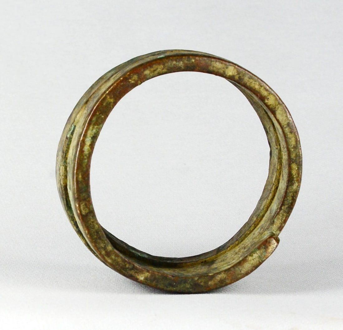 Congo Bronze Currency cupper Anklet Bracelet Teke or Mbole African Tribal 2095 - 4