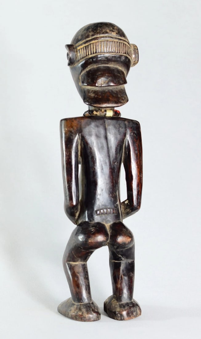 Powerful LUBA female figure statue sculpture Congo African Tribal Art 1649 - 10