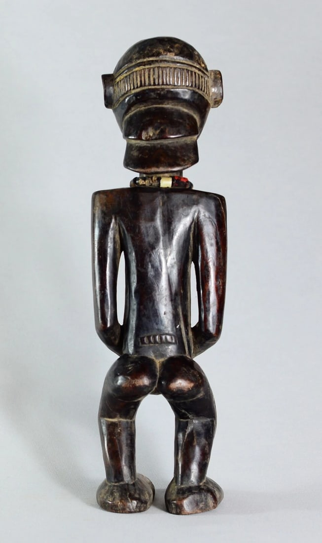 Powerful LUBA female figure statue sculpture Congo African Tribal Art 1649 - 11