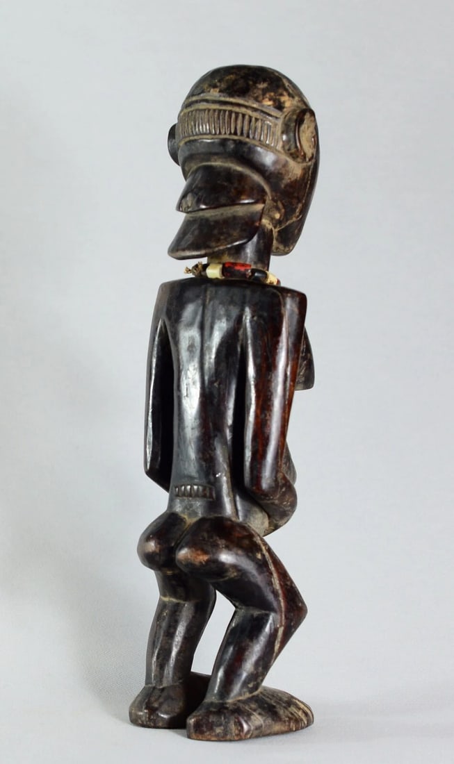 Powerful LUBA female figure statue sculpture Congo African Tribal Art 1649 - 3