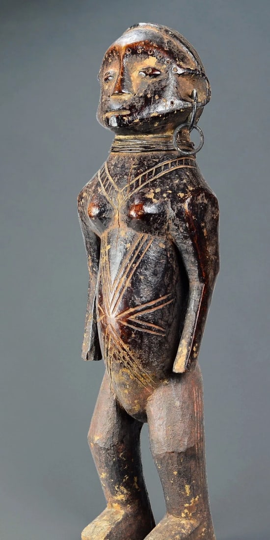 Congo Drc Large Ubangi Figure probably NGBAKA African Tribal Art 2075 - 3