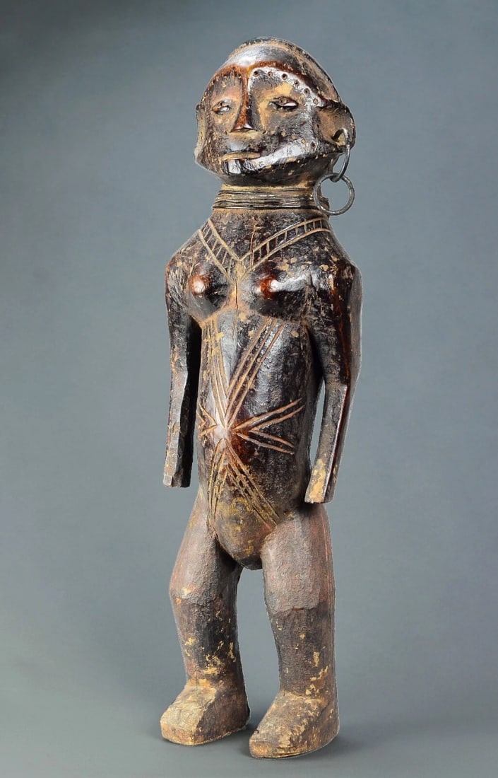 Congo Drc Large Ubangi Figure probably NGBAKA African Tribal Art 2075 - 5