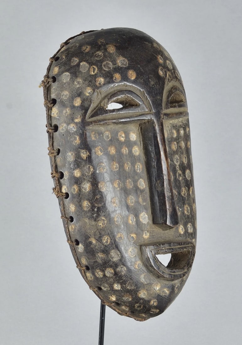 Powerful BALI wood Mask Ituri Area Ndaaka Congo African Tribal Art 1731 - 2