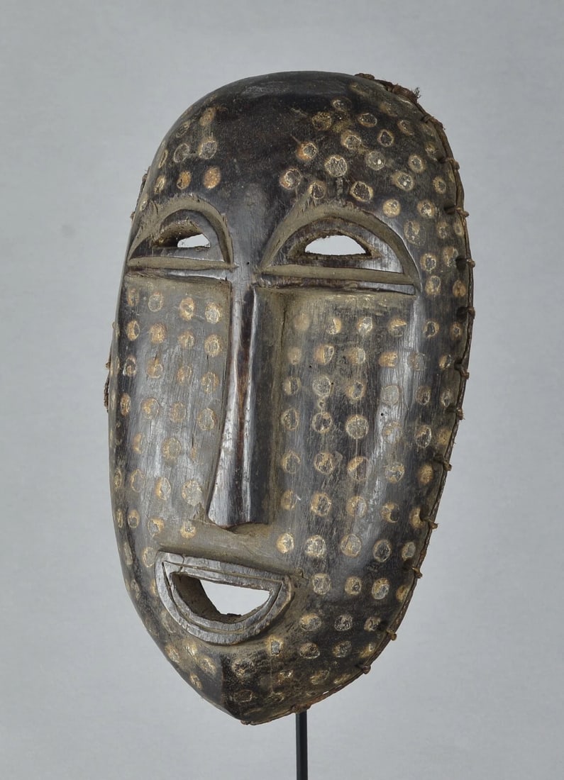Powerful BALI wood Mask Ituri Area Ndaaka Congo African Tribal Art 1731 - 4