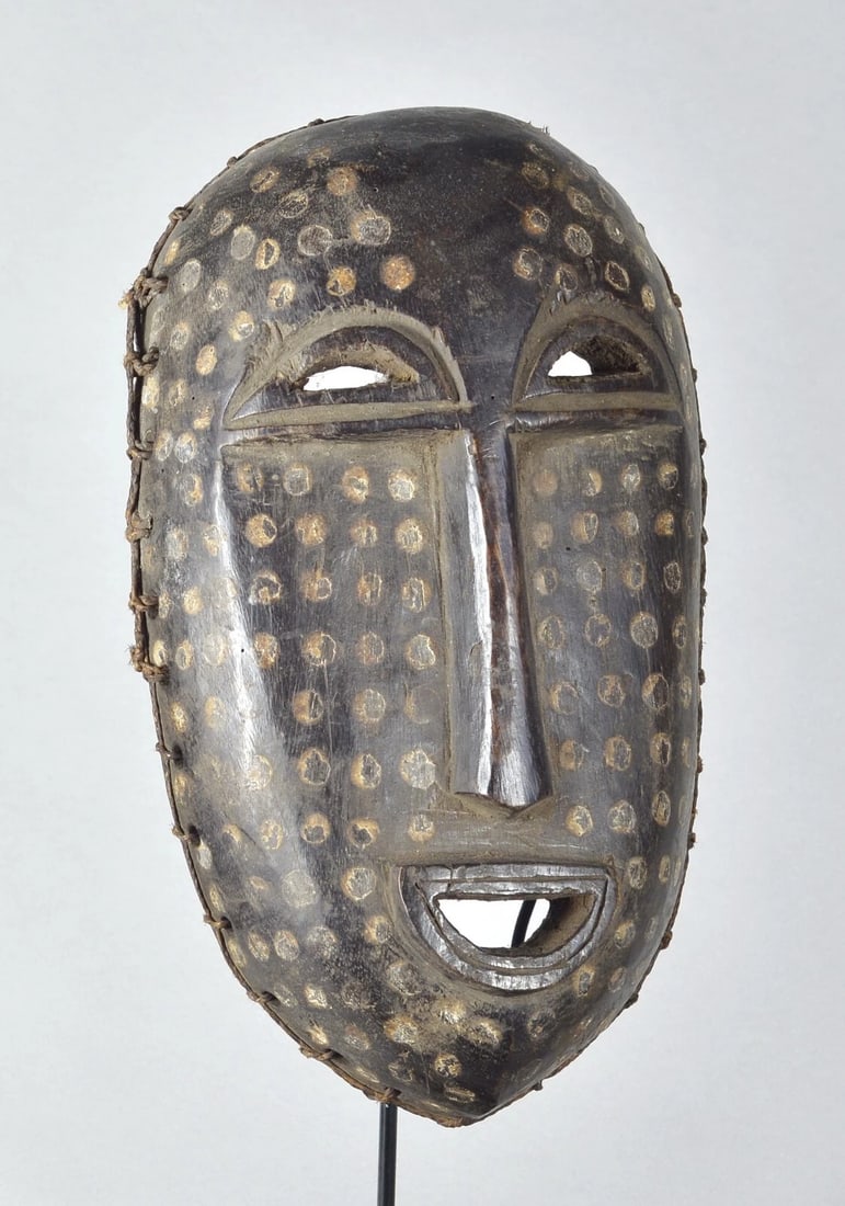 Powerful BALI wood Mask Ituri Area Ndaaka Congo African Tribal Art 1731 - 8
