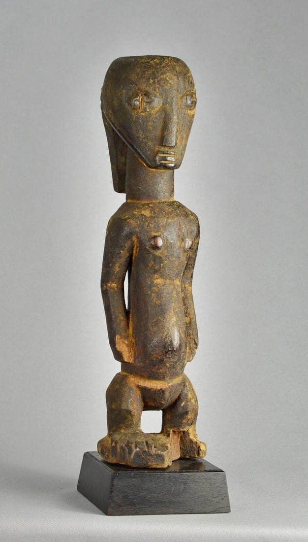 Rare BEMBE ancestor figure Congo Drc Sculpture Statue African tribal Art 1478 - 11