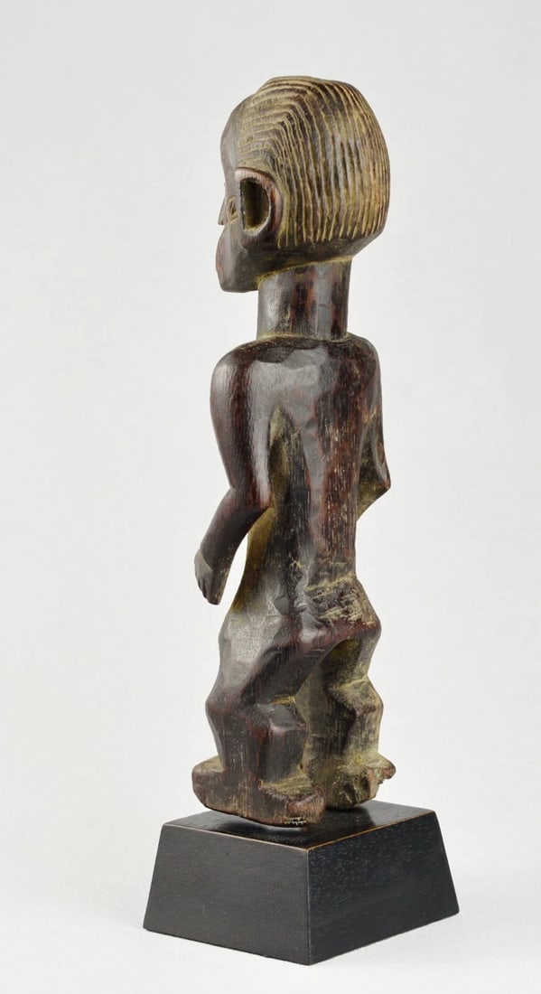 Congo Drc NIce Anthropomorphic NGBAKA wooden Figure African Tribal Art 2082 - 4