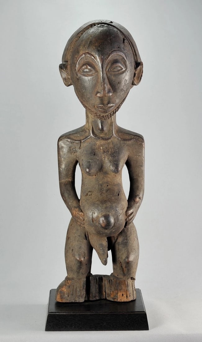 Large Singiti HEMBA Ancestor Figure Statue Congo DRC African Tribal Art 1030 - 8