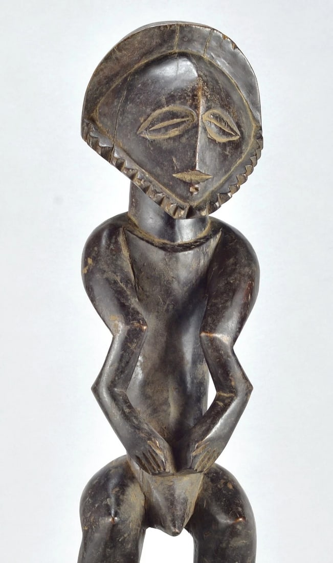 Rare BEMBE 43cm ancestor figure Congo Drc African tribal Art MC 1879 - 10