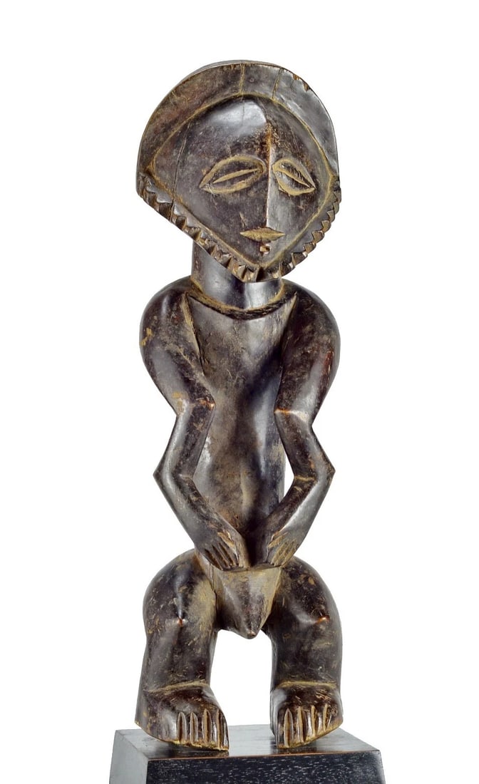 Rare BEMBE 43cm ancestor figure Congo Drc African tribal Art MC 1879 - 3