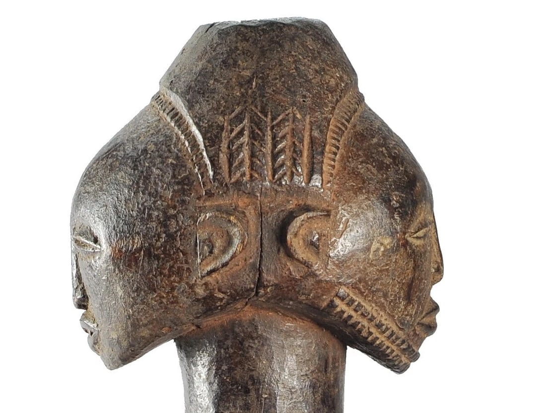 Beautiful HEMBA Kabeja figure janus Statue Congo DRC African Tribal Art 1295 - 2