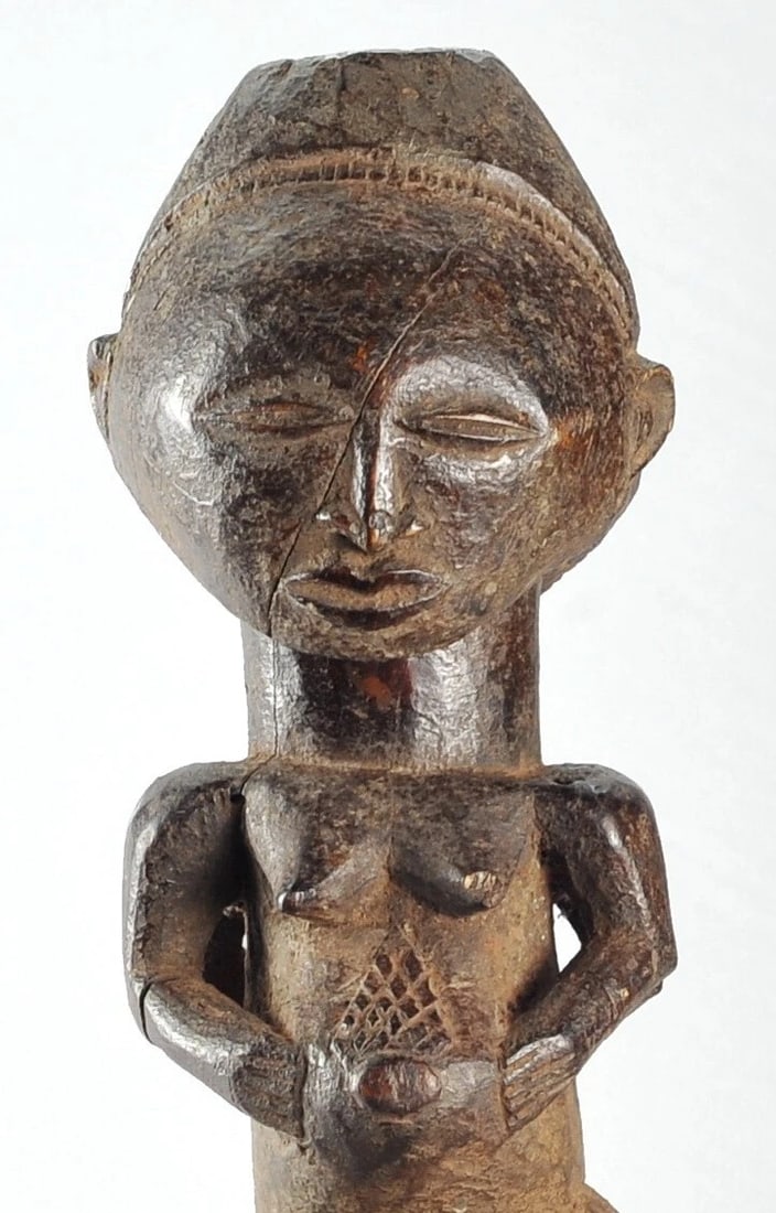 Beautiful HEMBA Kabeja figure janus Statue Congo DRC African Tribal Art 1295 - 8
