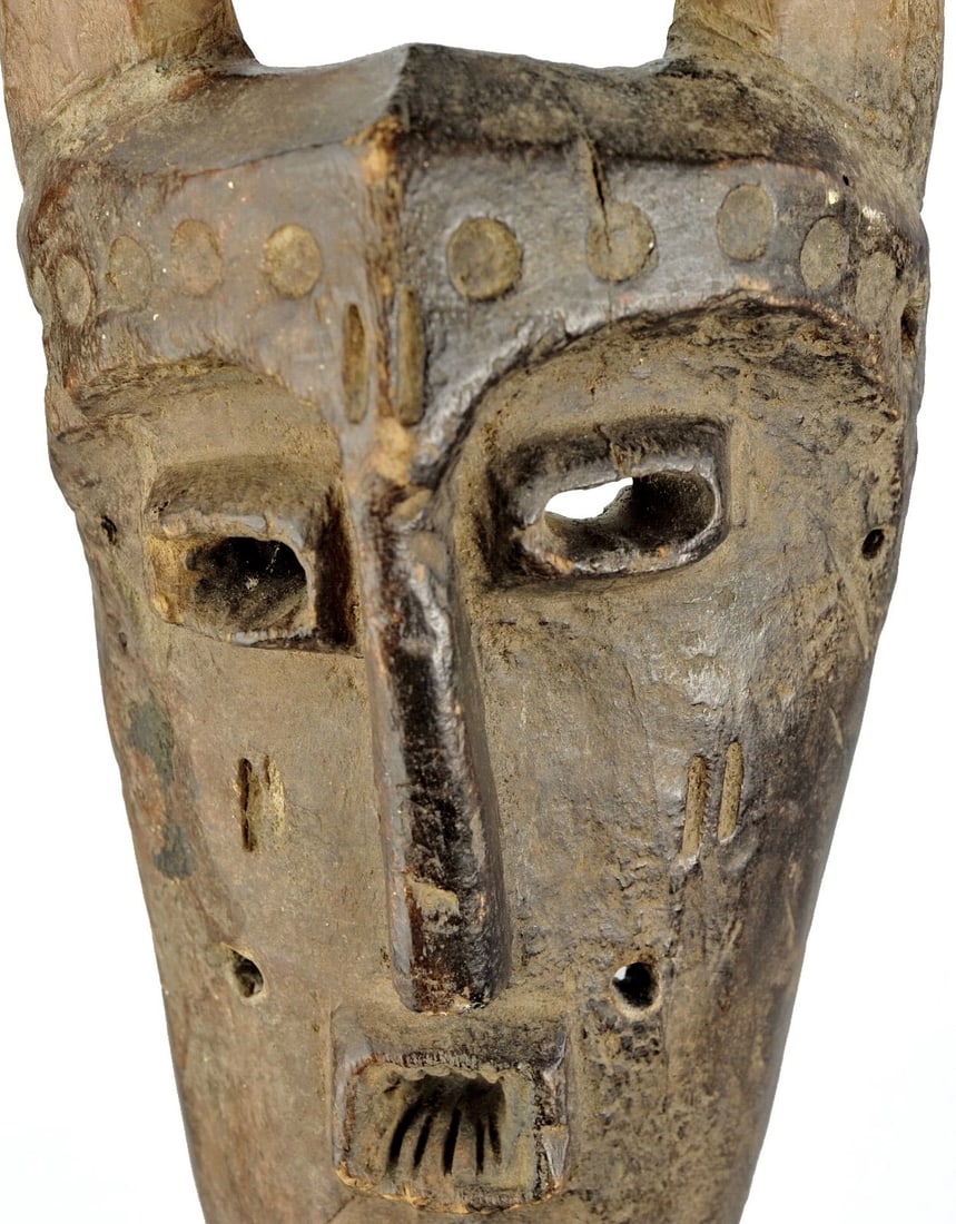 Rare LEGA KWAME Kayamba Mask Bwami Cult Congo Drc African Tribal Art 1101 - 3