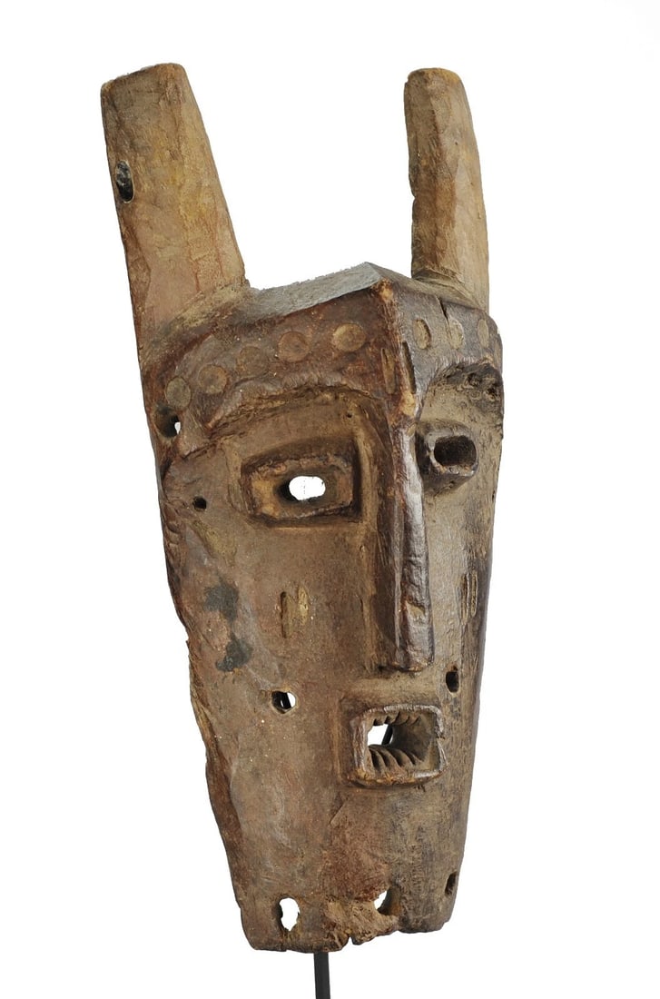 Rare LEGA KWAME Kayamba Mask Bwami Cult Congo Drc African Tribal Art 1101 - 5