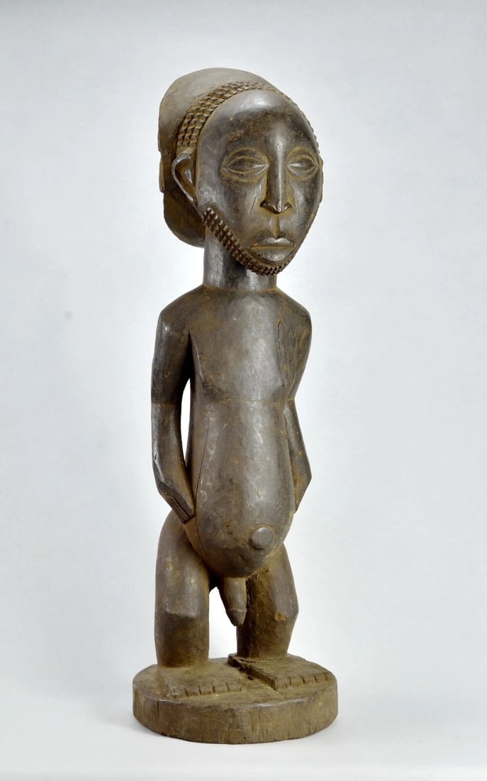 Singiti Large HEMBA Ancestor Figure 26" Congo DRC African Tribal Art 1783 (1 of 11)