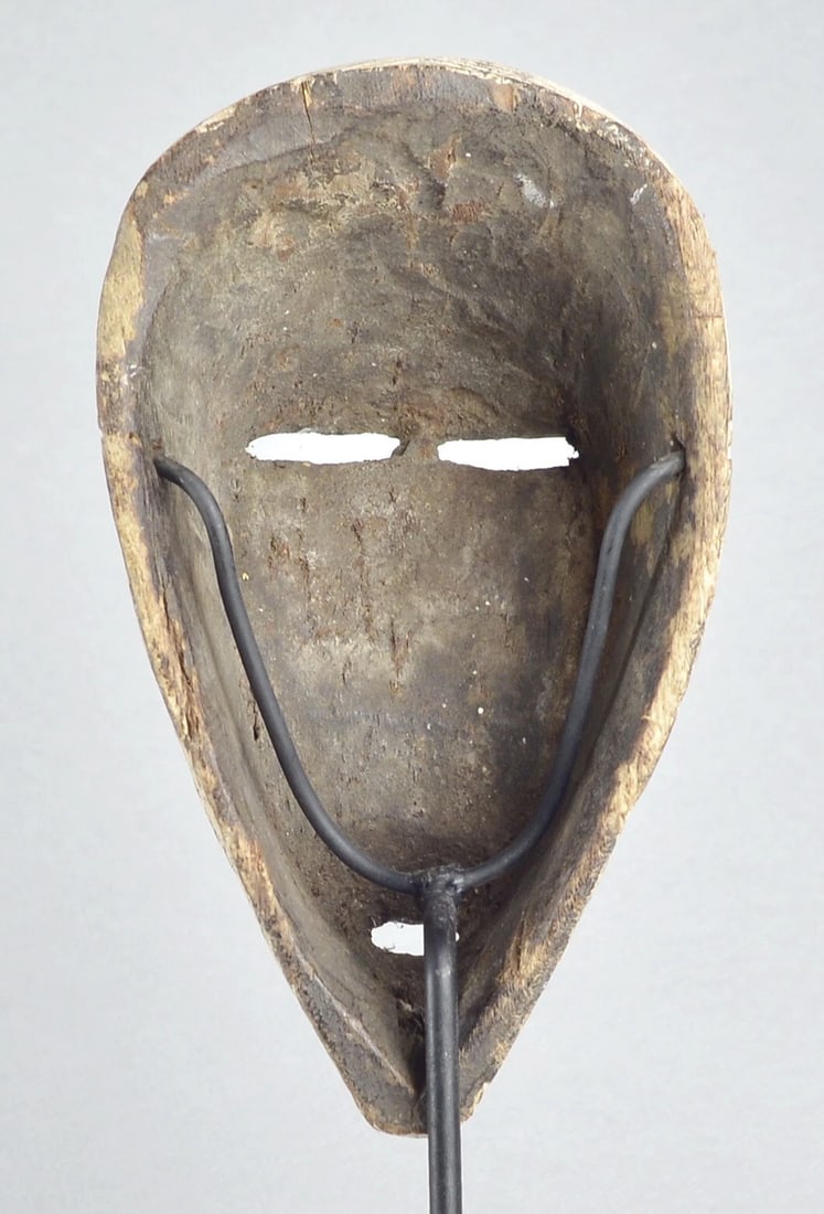 Cute SONGYE Kifwebe miniature female mask Congo Drc African Tribal Art mc 1749 - 3