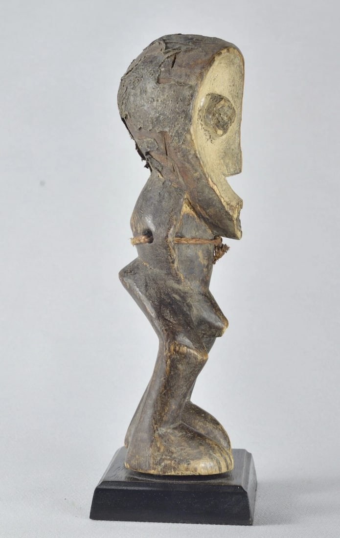 LEGA anthropomorphic figure Kakulu statue Bwami Congo African Tribal Art MC 1719 - 4
