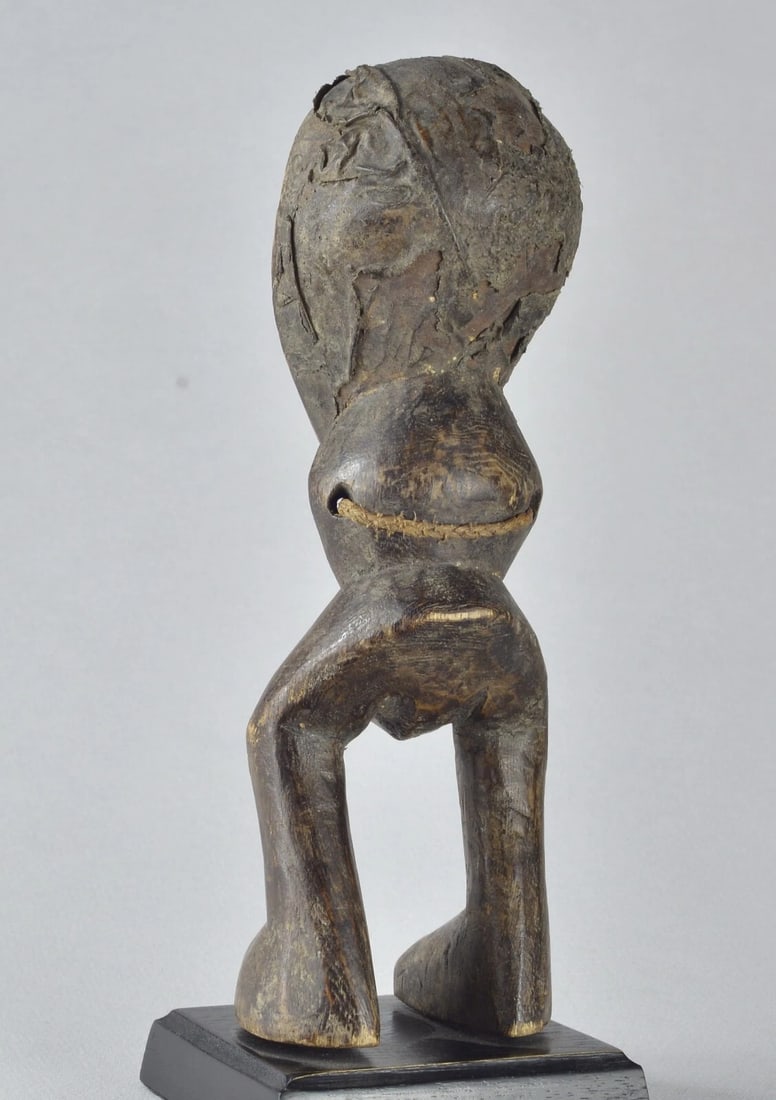 LEGA anthropomorphic figure Kakulu statue Bwami Congo African Tribal Art MC 1719 - 6