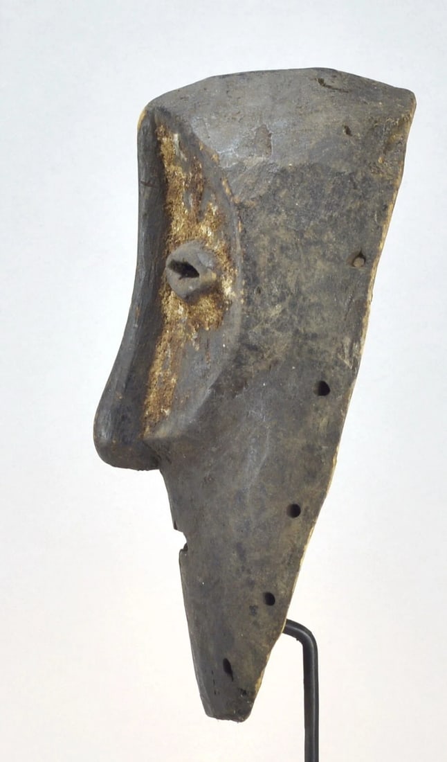 Old LEGA Bwami Cult wood Mask Congo DRC African Tribal Art Africain mc 1858 - 5