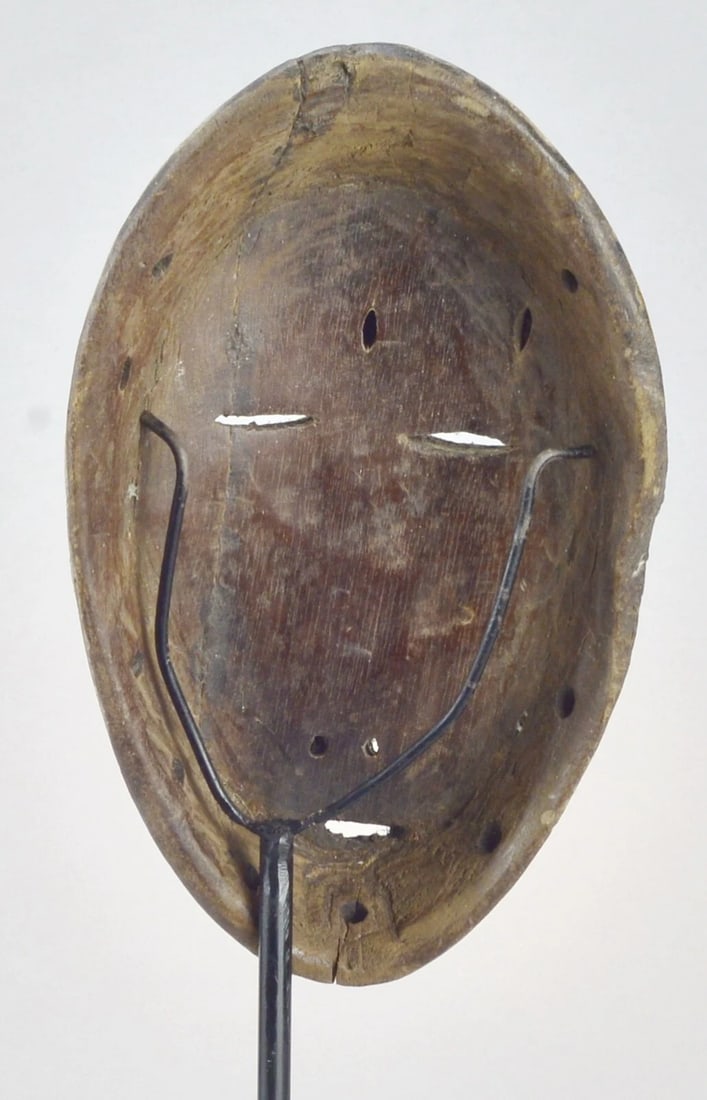 Beautifu Lega idimu Bearded Mask Bwami Congo African Tribal Art mc 1857 - 7