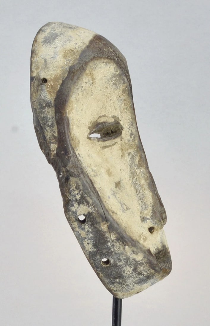 Beautifu Lega idimu Bearded Mask Bwami Congo African Tribal Art mc 1857 - 8